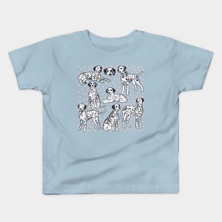 Cute dalmatian dog pattern Kids T-Shirt